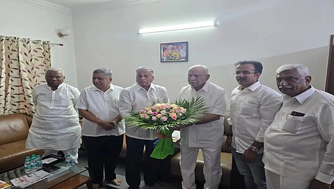 ಸೋಮಣ್ಣ ಭೇಟಿಯಾದ ಯಡಿಯೂರಪ್ಪ 