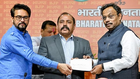 ಆರ್ ಕೆಎಸ್ ಬದೌರಿಯಾ ಬಿಜೆಪಿಗೆ ಸೇರ್ಪಡೆ