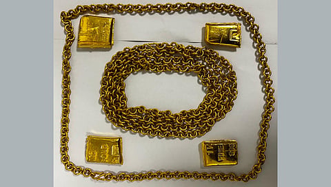 ಜಪ್ತಿ ಮಾಡಿದ ಚಿನ್ನ