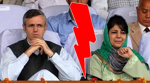 Mehbooba Mufti-Omar Abdullah