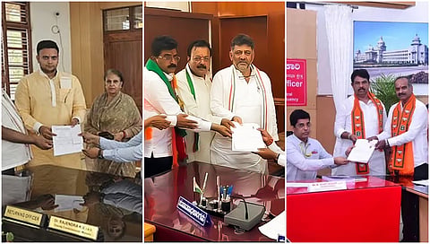  ಯದುವೀರ್‌ ಒಡೆಯರ್- ಸ್ಟಾರ್ ಚಂದ್ರು - ಪಿಸಿ ಮೋಹನ್