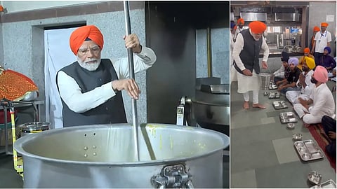 PM Modi Serves Langar