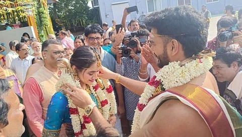 ಶ್ರುತಿ ರಘುನಾಥನ್‌ರೊಂದಿಗೆ ದಾಂಪತ್ಯ ಜೀವನಕ್ಕೆ ಕಾಲಿಟ್ಟ ಕ್ರಿಕೆಟಿಗ ವೆಂಕಟೇಶ್​ ಅಯ್ಯರ್!​