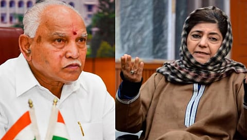 ಬಿಎಸ್ ವೈ, ಮೆಹಬೂಬಾ ಮುಫ್ತಿ ಸಾಂದರ್ಭಿಕ ಚಿತ್ರ