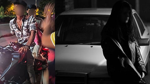 bikers booked for abusing woman