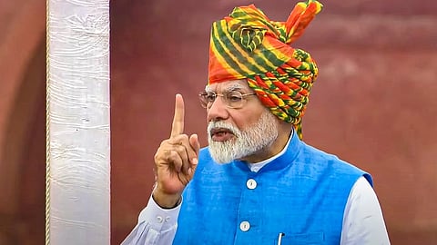 ದೆಹಲಿಯ ಕೆಂಪುಕೋಟೆಯಲ್ಲಿ ಪ್ರಧಾನಿ ನರೇಂದ್ರ ಮೋದಿ ಭಾಷಣ 