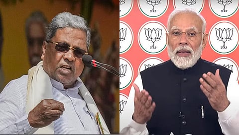 ಸಿಎಂ ಸಿದ್ದರಾಮಯ್ಯ, ಪ್ರಧಾನಿ ಮೋದಿ ಸಾಂದರ್ಭಿಕ ಚಿತ್ರ