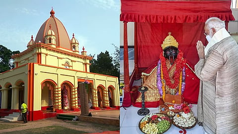 27 ಮಾರ್ಚ್, 2021 ರಂದು ಪ್ರಧಾನಿ ನರೇಂದ್ರ ಮೋದಿ ಭೇಟಿ ನೀಡಿದ ಬಾಂಗ್ಲಾದೇಶದ ಸತ್ಖಿರಾದಲ್ಲಿರುವ ಜೆಶೋರೇಶ್ವರಿ ಕಾಳಿ ದೇವಸ್ಥಾನ