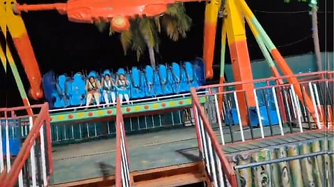 21 year old died of head injuries after falling from a ranger swing ride
