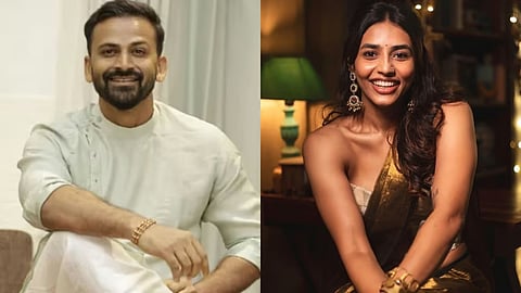 Dhananjaya and Sapthami Gowda 