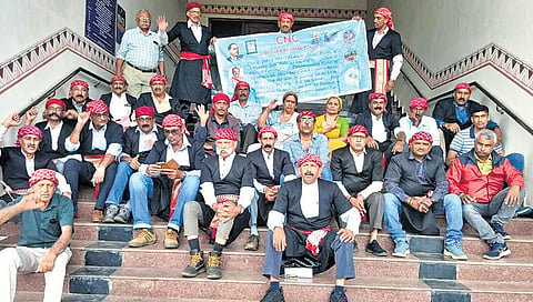 ctivists observe satyagraha in front of the DC’s Office in Madikeri 