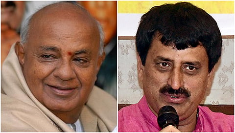 HD Devegowda And CP yogeeshwar