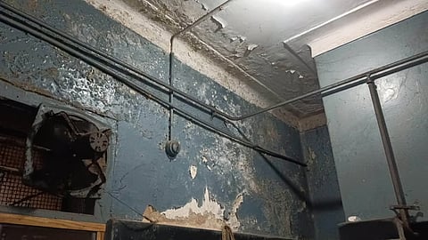 Pathetic condition of hostel of Maharani Cluster University