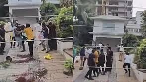 Vandalism at Allu Arjun's residence 