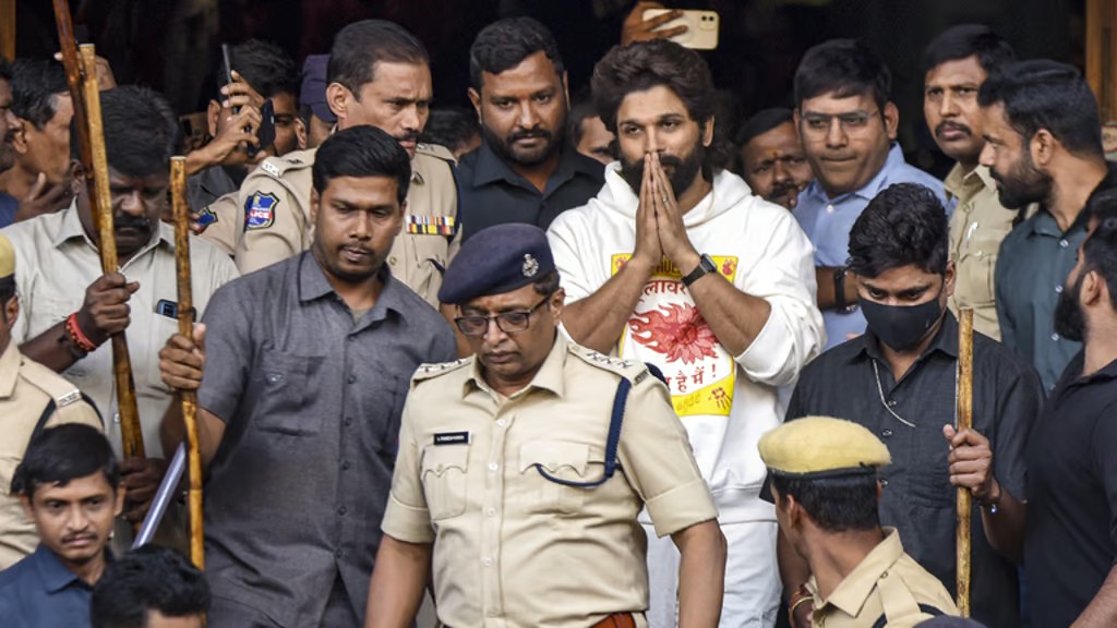 Hyderabad police-Allu Arjun