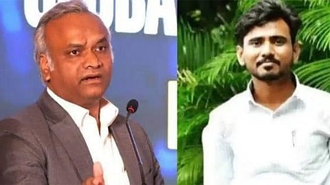 Minister Priyank Kharge and Sachin Panchal 