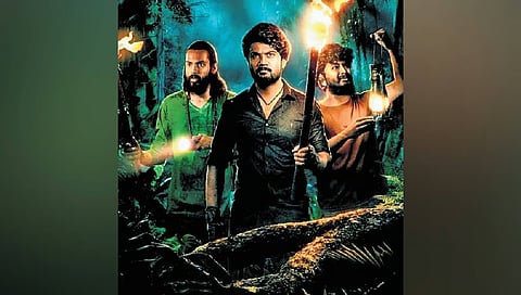 A still from Apayavide Echarike  cinema