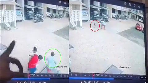 Man saves toddler falling