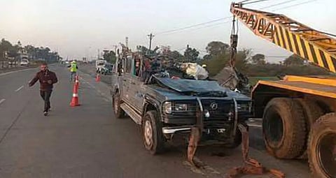 Accident in madhya pradesh 