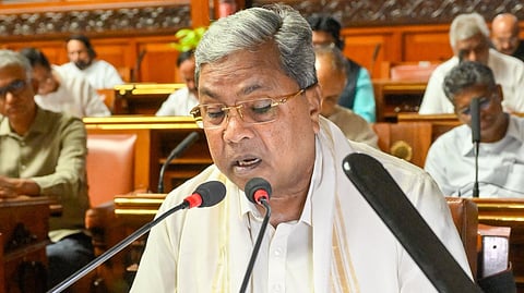 CM Siddaramaiah budget presentation