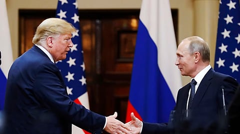 Donald Trump and Vladimir Putin 