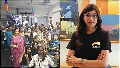 Vibha Singhal and members of online community 