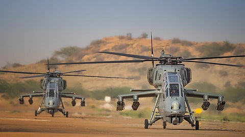 LCH Prachand helicopters