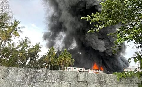 Fire at gowdown at Nelamangala 