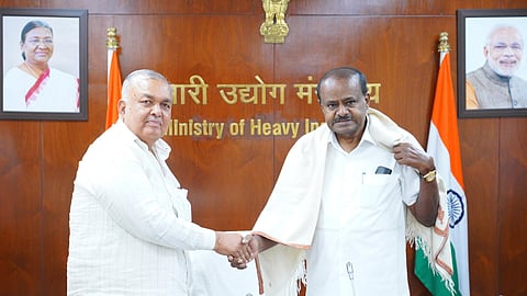ಕುಮಾರಸ್ವಾಮಿ ಭೇಟಿಯಾದ ರಾಮಲಿಂಗಾ ರೆಡ್ಡಿ.
