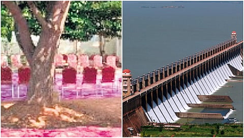 Arrangements made on the premises of TB Dam for the engagement 