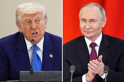 Donald Trump and Vladimir Putin 