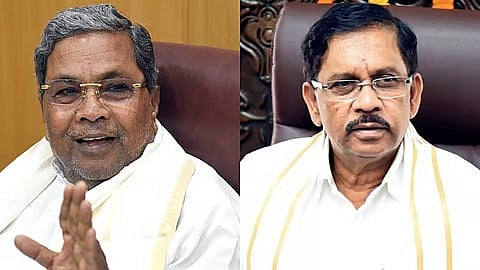 CM Siddaramaiah and Home Minister Dr.G.Parameshwar Casual Images