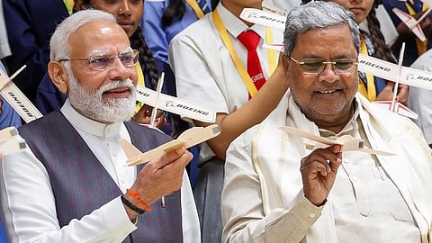 CM Siddaramaiah with pm Modi (Casual Images)