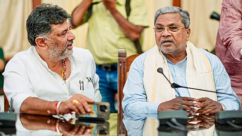 SIddaramaiah and DK Shivakumar