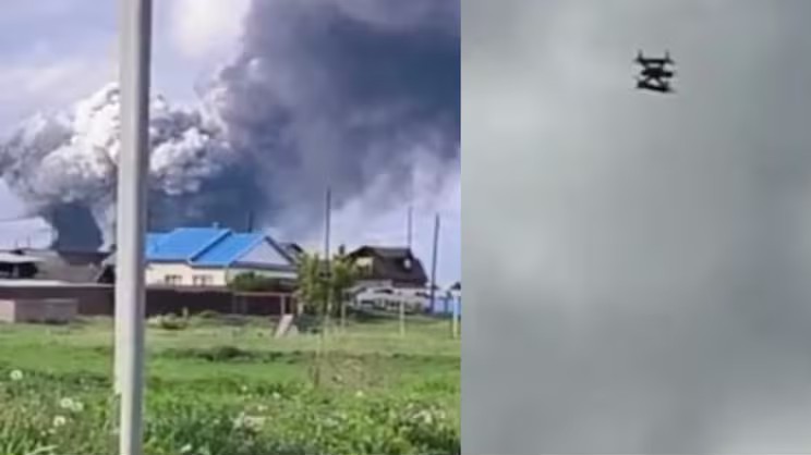 Ukrainian Drones Strike Airbase In Russia