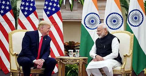Donald Trump-PM Narendra Modi 