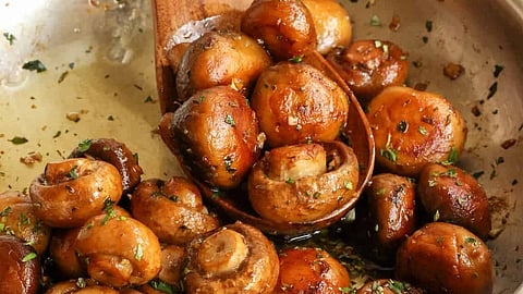 Garlic mushroom