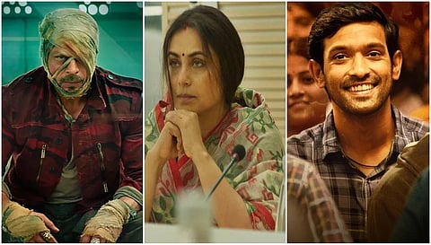 Sharukh Khan, Rani Mukherjee and Vikranth Messy in film 