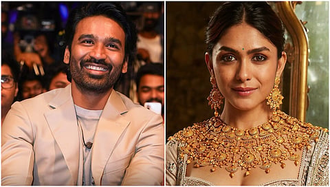Dhanush And Mrunal Thakur 