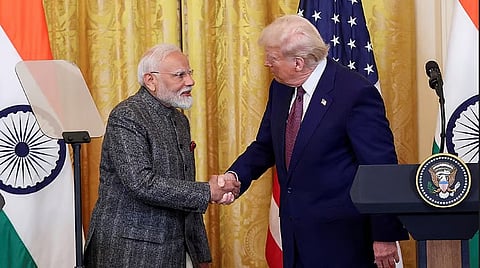 Prime Minister Narendra Modi and US President Donald Trump 