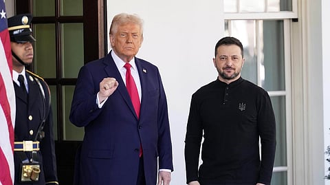  Donald Trump and Zelensky