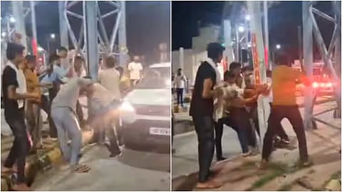An Army jawan was brutally assaulted by a group of toll staff 