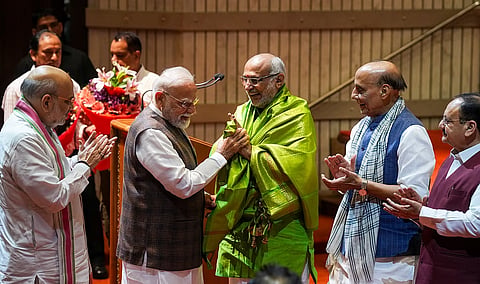 PM Narendra Modi facilitated C P Radhakrishnan 