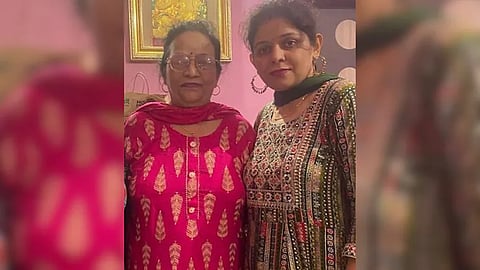 Kusum Sinha  and her daughter Priya Sehgal 