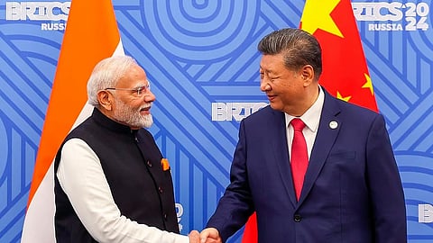 Narendra Modi and Chinese President Xi Jinping