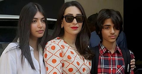 Karishma Kapoor with kids 