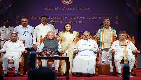 Four newly nominated members of the Legislative Council sworn in