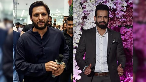 Shahid Afridi and  Irfan Pathan 
