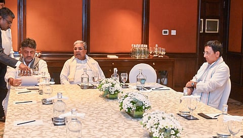 CM, DCM and Randeep Singh Surjewala 