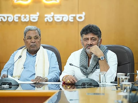 CM Siddaramaiah, DK Shivakumar Casual Images
